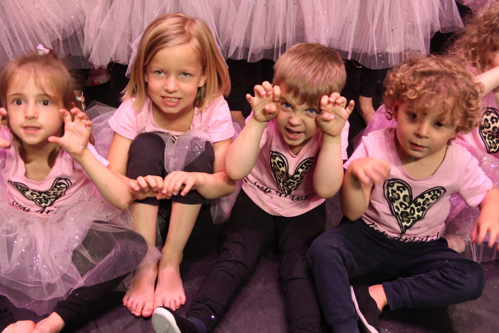 Les enfants d’un stage multi-arts de Danseleopart
